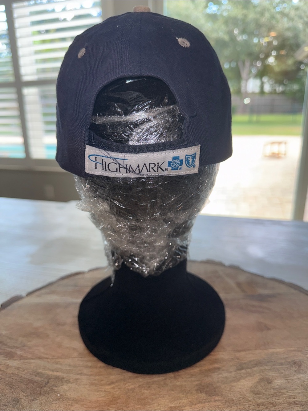 Plaid Pittsburgh Penguins Baseball Cap in Gray & Navy with Teal Accents - Picture 3 of 7